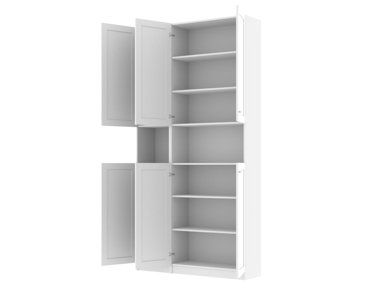 Книжный шкаф Билли 387 white ИКЕА (IKEA) изображение товара