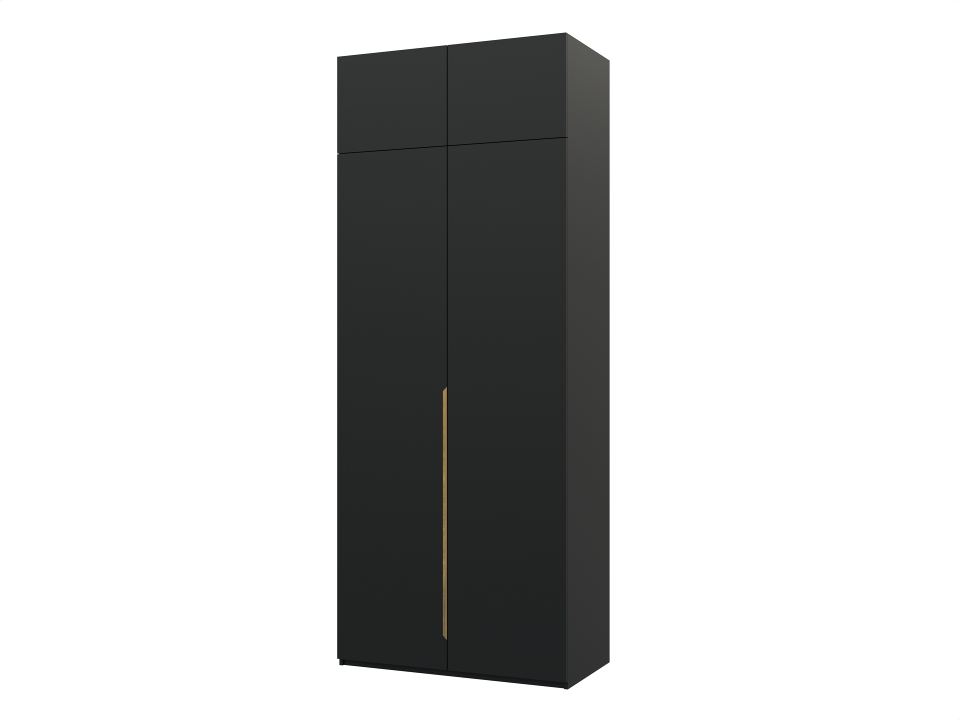 Распашной шкаф Пакс Альхейм 22 black (gold) ИКЕА (IKEA) изображение товара