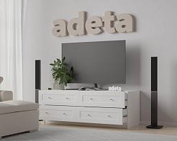 Изображение товара Тумба под телевизор Билли 521 white ИКЕА (IKEA) на сайте adeta.ru