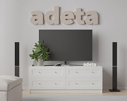 Изображение товара Тумба под телевизор Билли 518 white ИКЕА (IKEA) на сайте adeta.ru